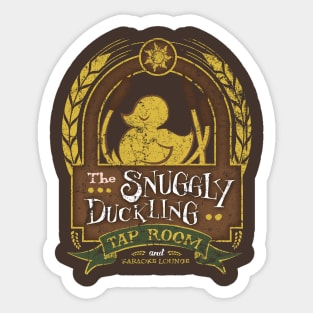 The Snuggly Duckling Sticker